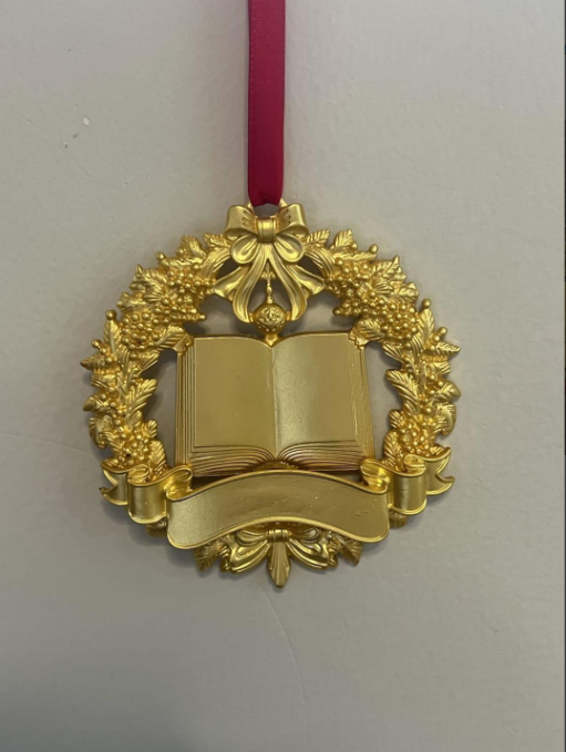 Golden Wreath Ornament