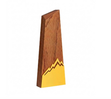 Load image into Gallery viewer, Wood with Metal Mountain Design Award
