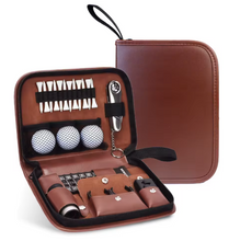 Load image into Gallery viewer, Premium Faux-Leather Golf Essentials Gift Set
