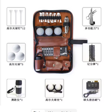Load image into Gallery viewer, Premium Faux-Leather Golf Essentials Gift Set
