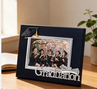 Grad Cap Yellow tassel photo frame
