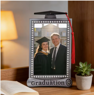 Graduation Rhinestone trim red tassel Frame