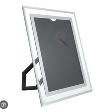 Load image into Gallery viewer, Elegant Glass Picture Frame with Silver Filigree Accents- 5x7
