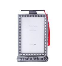 Load image into Gallery viewer, Graduation Rhinestone trim red tassel Frame

