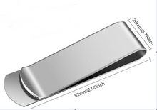Load image into Gallery viewer, Thin Money Clip- Stainless steel
