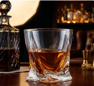 Twisted Whiskey Glass