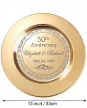 Load image into Gallery viewer, Gold Platter - Anniversary
