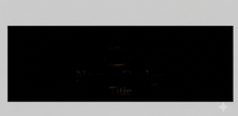 Load image into Gallery viewer, 3X1.25 Black with white undertone Name Tag
