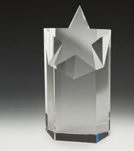 Load image into Gallery viewer, Star Crystal Award- Medium
