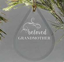 Load image into Gallery viewer, Tear Drop ornament- Memorial Beloved
