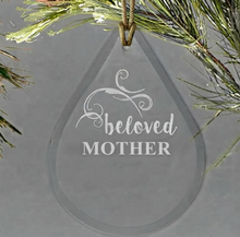 Load image into Gallery viewer, Tear Drop ornament- Memorial Beloved

