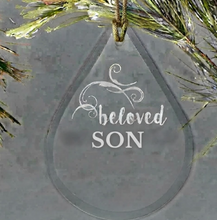 Load image into Gallery viewer, Tear Drop ornament- Memorial Beloved
