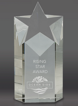 Load image into Gallery viewer, Star Crystal Award- Medium

