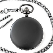 Load image into Gallery viewer, Matte Black Pocket Watch
