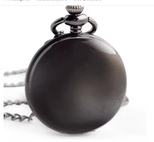 Load image into Gallery viewer, Brushed Black Pocket Watch
