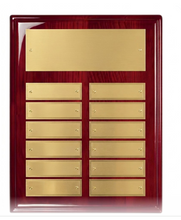 Load image into Gallery viewer, Rose Wood Recognition plaque
