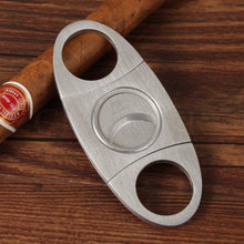 Load image into Gallery viewer, Cigar Cutter - Stainless Steel | Cigar cutters online | Cigar cutters online Calgary | Cigar cutters online Canada | Stainless steel cigar cutter | Online gift shop Calgary | Online gift shop Canada | Gift shop in Calgary | Engraver in Canada | Engraver in Calgary | Stainless Steel Cigar Cutter on Engraving Reimagined
