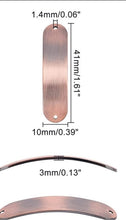 Load image into Gallery viewer, Curved Metal Brass Plate
