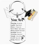 Graduation Dog Tag keychain - You are...