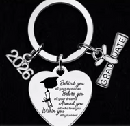 Graduation Heart keychain -Behind you 2026