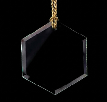 Load image into Gallery viewer, Glass Hexagon ornament
