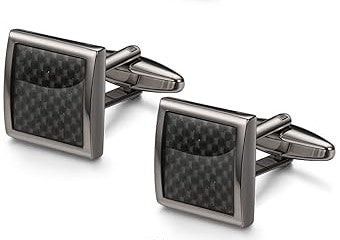 Elegant Squared Checkered  cuff link