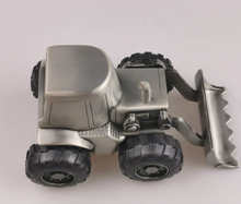 Load image into Gallery viewer, Pewtertone Tractor/loader Money Bank
