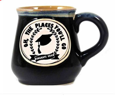Customized ceramic grad mug in Canada – unique graduation gift with cap design