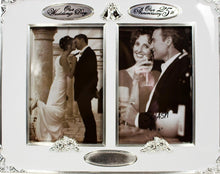 Load image into Gallery viewer, 4x6 Twin Wedding/25th Anniversary Photo Frame

