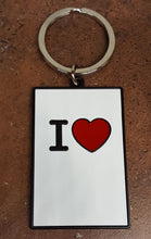 Load image into Gallery viewer, &quot;I (Heart)&quot; Keychain - Vertical
