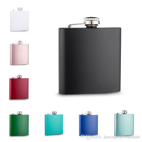 60 oz flask multi color for Engraving  | Mini Pocket Flask 6oz | buy  pocket flasks online canada | buy pocket flasks calgary | gift store in calgary