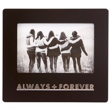 Always + Forever Frame Black Wood
