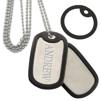 Black Dog Tag Silencer Engraving Reimagined