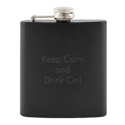 Stainless Steel Black Painted Flask