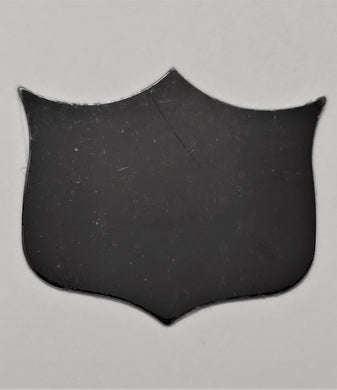 Black Shield name plate