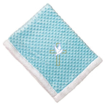 Load image into Gallery viewer, Embroidery Dove and Cross Blanket

