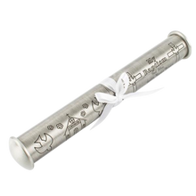 Load image into Gallery viewer, Engraved certificate tube for baptism | Engraving Reimagined | Engraver in Canada | Gift shop in Calgary | Personalized baptism gift | Custom certificate holder | Unique baptism present | Elegant tube for certificates | Engraved keepsake for baptism | Calgary gift store | Customized baptism souvenir | Certificate tube with engraving | Religious ceremony gift | Bespoke baptism memento | Engraved tube for certificates | Canadian engraving service | Calgary&#39;s gift expert
