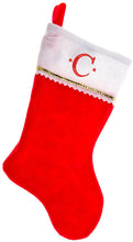 Load image into Gallery viewer, Felt Red and White Christmas Stocking
