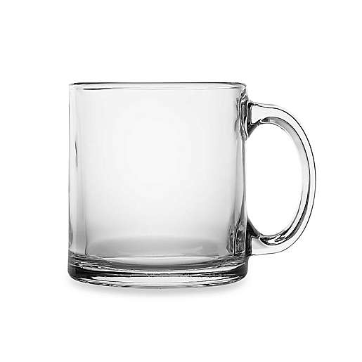 Glass Coffee Mug- 13 0z