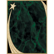 Green Marble Brass Plate- 6 x 8 Award