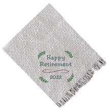 Load image into Gallery viewer, Custom Happy Retirement Antique Throw

