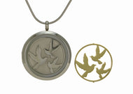 dove ash pendant pewter