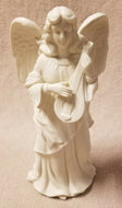 Bisque angel candle holder- religious gifts in Canada