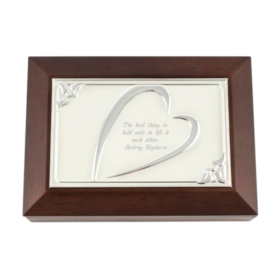 Memory Keepsake Box with Heart Cover