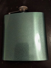 Load image into Gallery viewer, Metallic green flask engravable | 60 oz flask multi color for Engraving  | Mini Pocket Flask 6oz | buy  pocket flasks online canada | buy pocket flasks calgary | gift store in calgary

