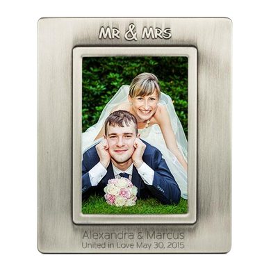 Mr. & Mrs. 4x6 Frame