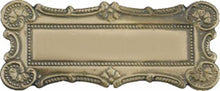 Load image into Gallery viewer, Antique Rectangle Plate 2 1/2&quot; x 1&quot;
