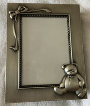 Load image into Gallery viewer, Pewter Teddy Bear Photo Album
