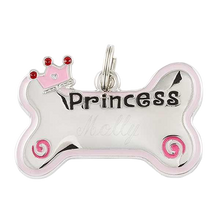 Load image into Gallery viewer, princess dog tag
