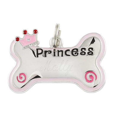 princess dog tag
